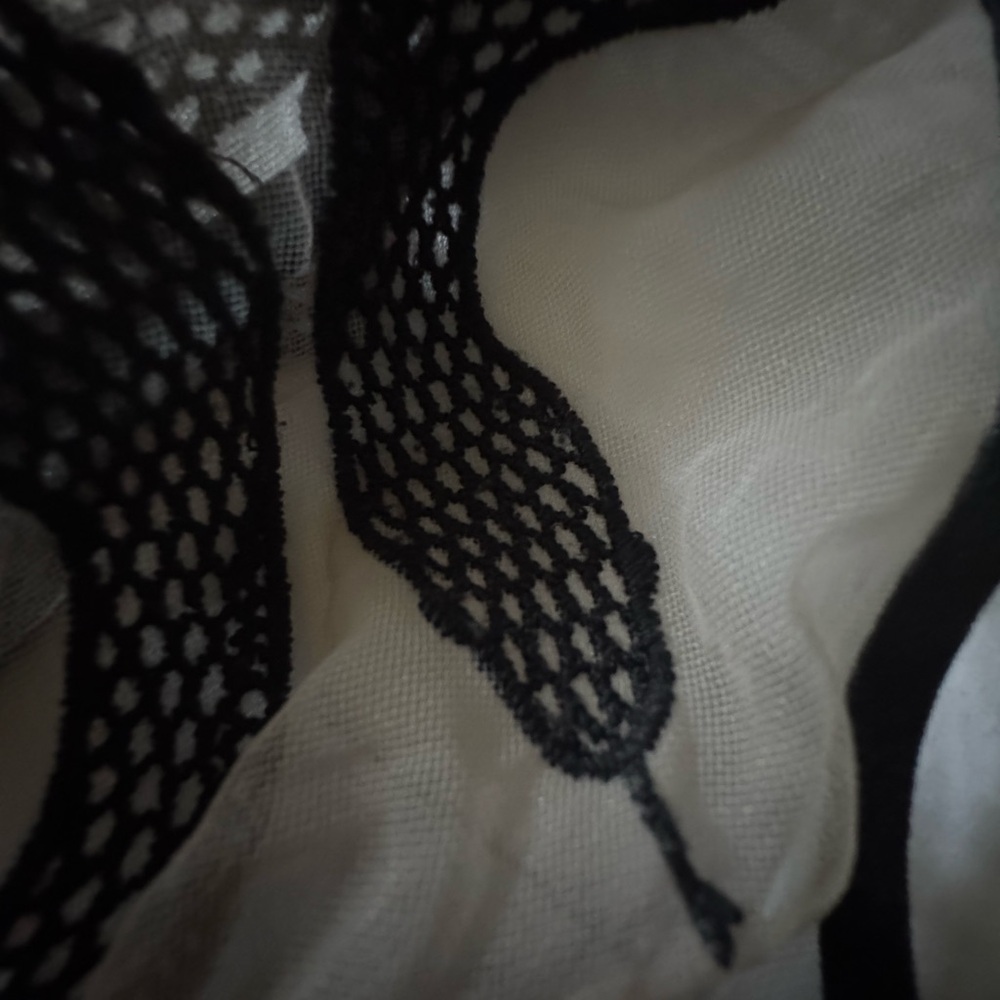 Thistle and Spire Elegant Black Sheer Bralette XL - Picture 2 of 7